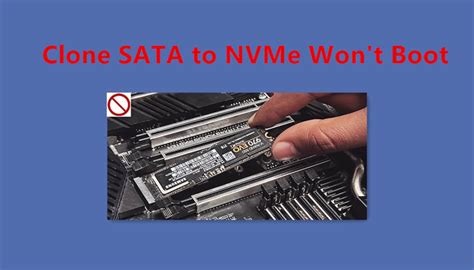 cloned nvme won't boot|cloned nvme drive not working.